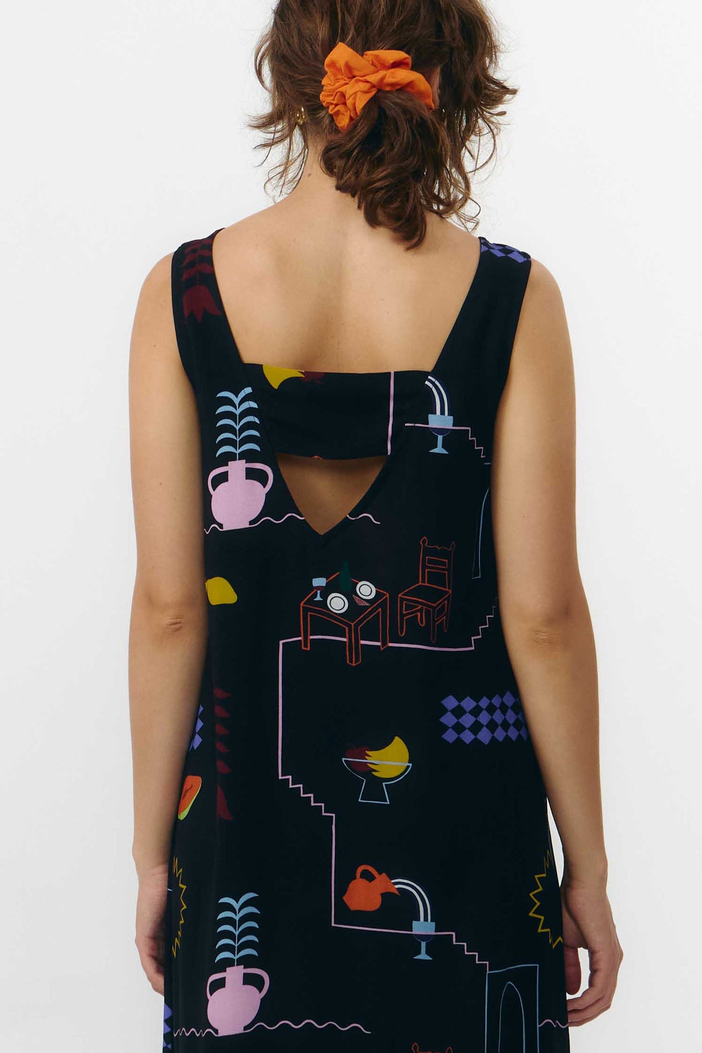 Sena Dress - Holiday Print