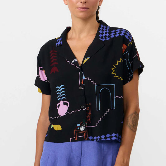 Nyasa Shirt - Holiday Print