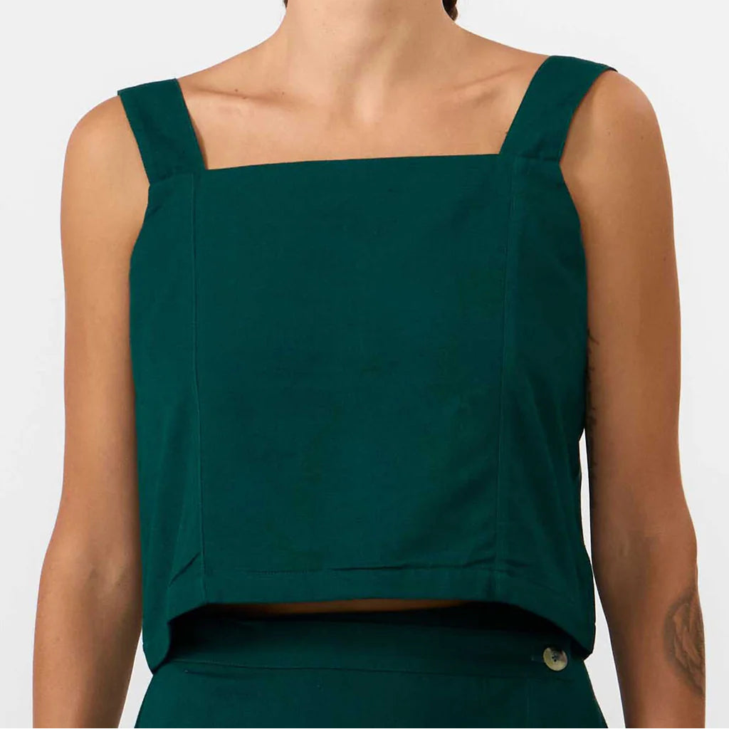 Odiel Top - Deep Green