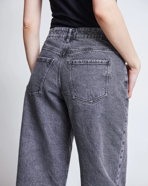 Sunny Wide Leg Jeans - Light Grey