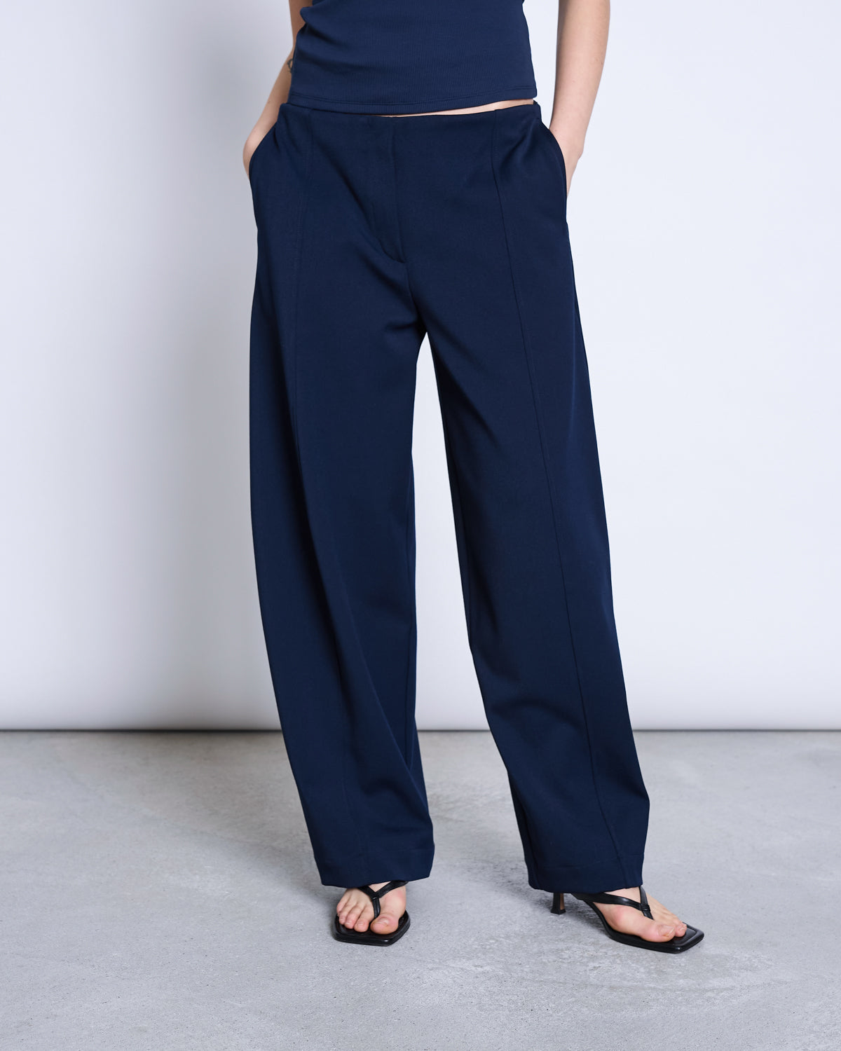 Juny Barrel Leg Pants - Nightfall