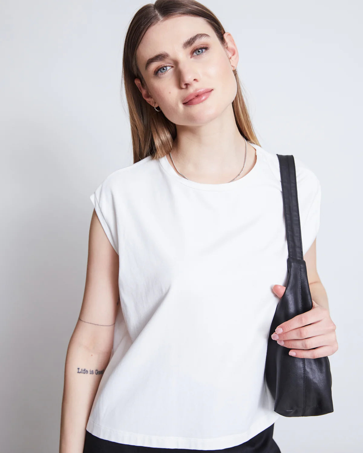 LAST ONE in XS - Ovar Boxy Top - White