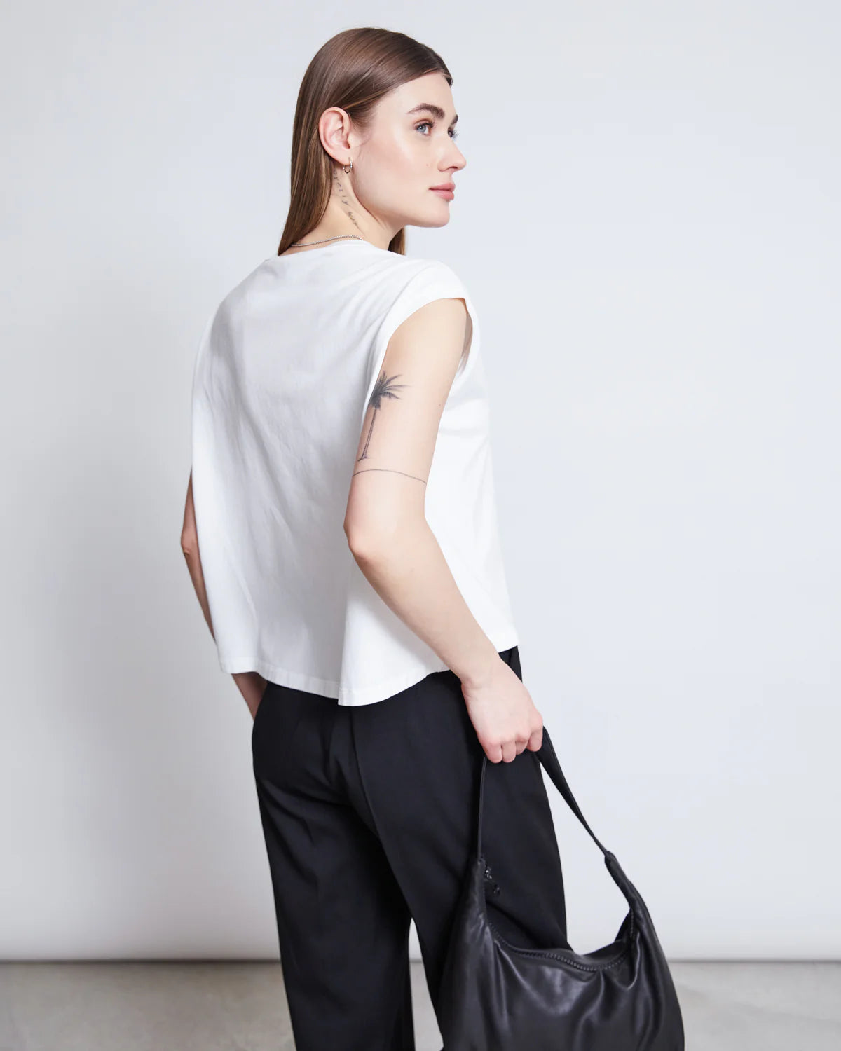 LAST ONE in XS - Ovar Boxy Top - White