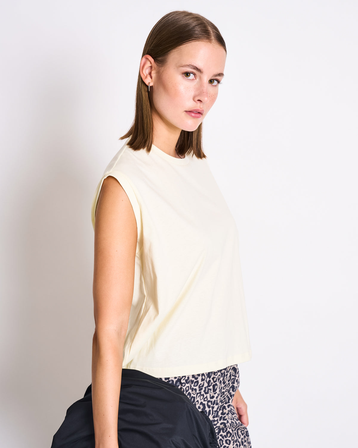 Ovar Boxy Top - Buttermilk