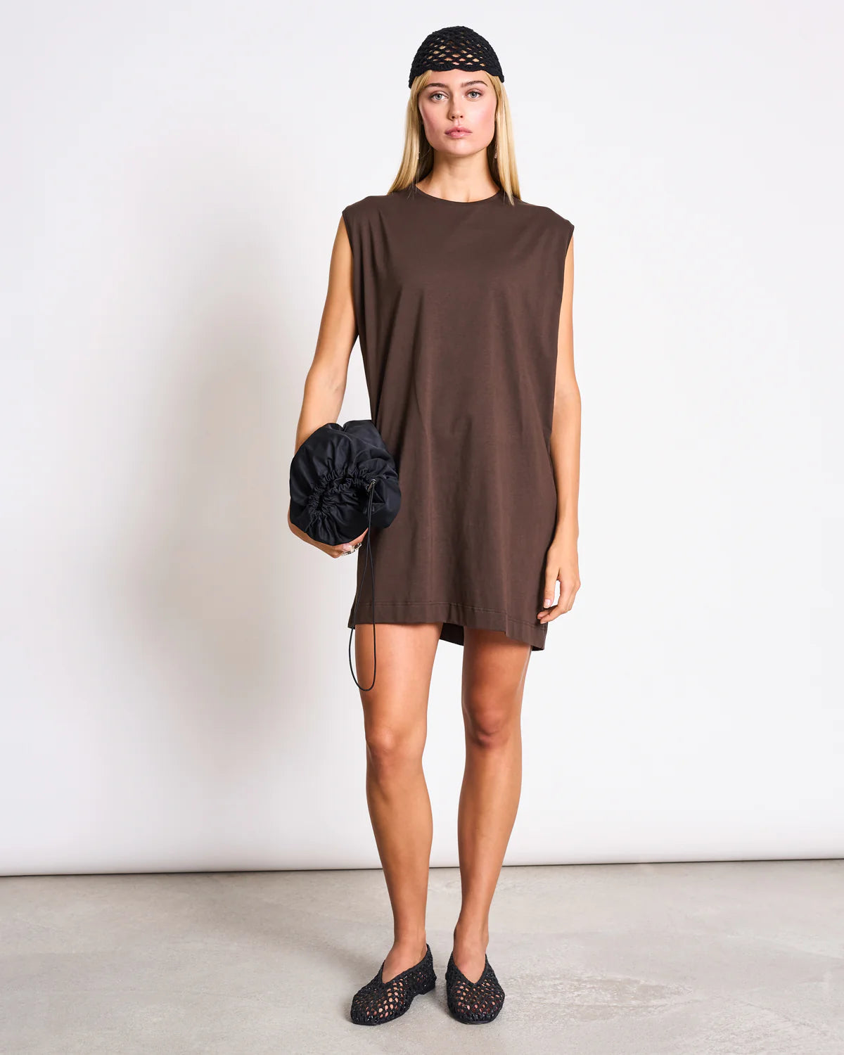 Naniti Mini Dress - Chocolate