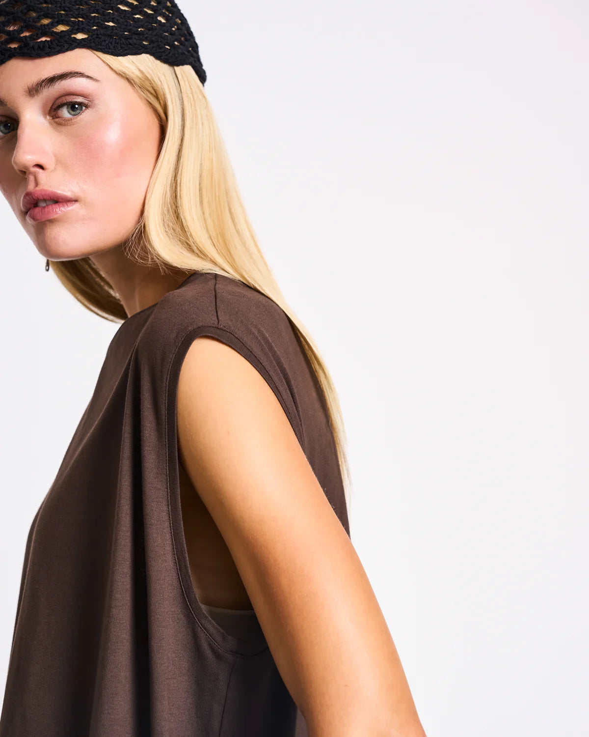 Naniti Mini Dress - Chocolate
