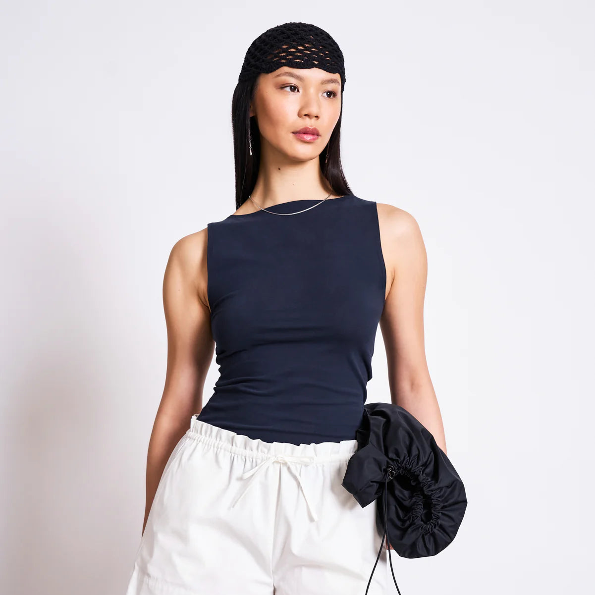 Felis Boat Neck Top - Nightfall