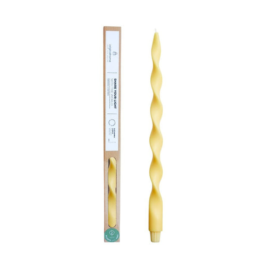 Original Home Big Lazy Spiral Candle - Lemon