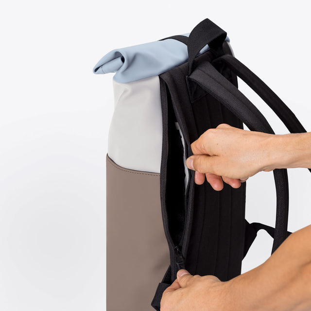 Backpack Hajo Medium Infinity - Glacier Grey/Dark Sand