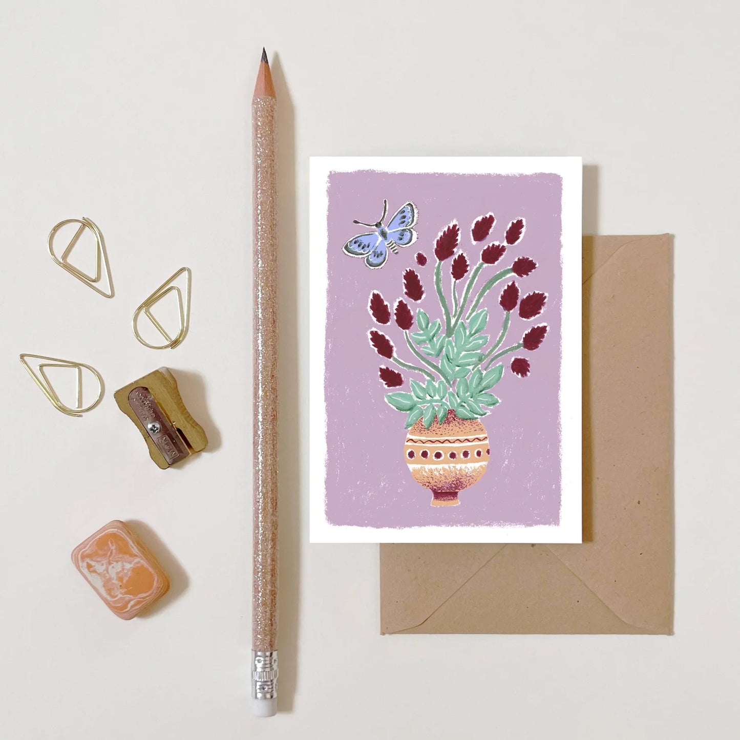 Mini Greeting Card - Pimpernel