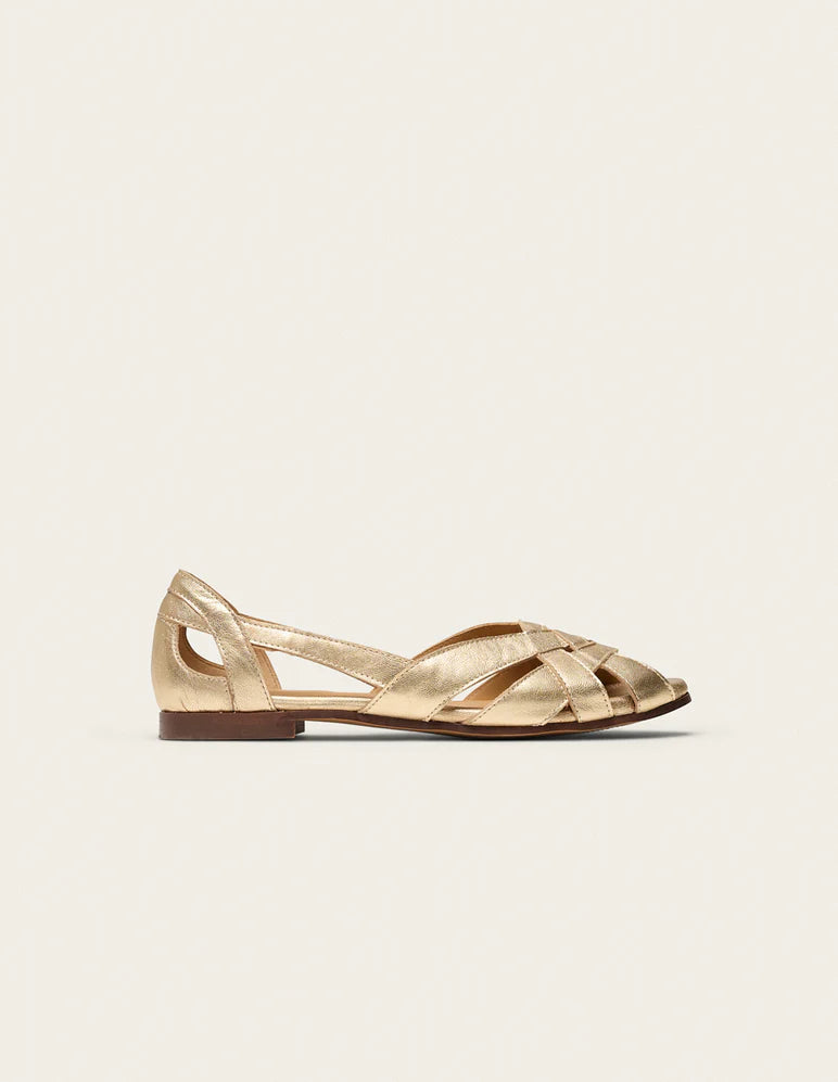 LAST PAIR in 41 - Clémentine Sandals - Golden Leather