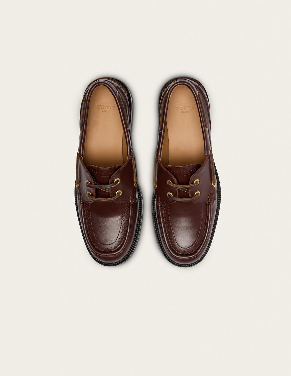 Niza Derbies - Brown Leather