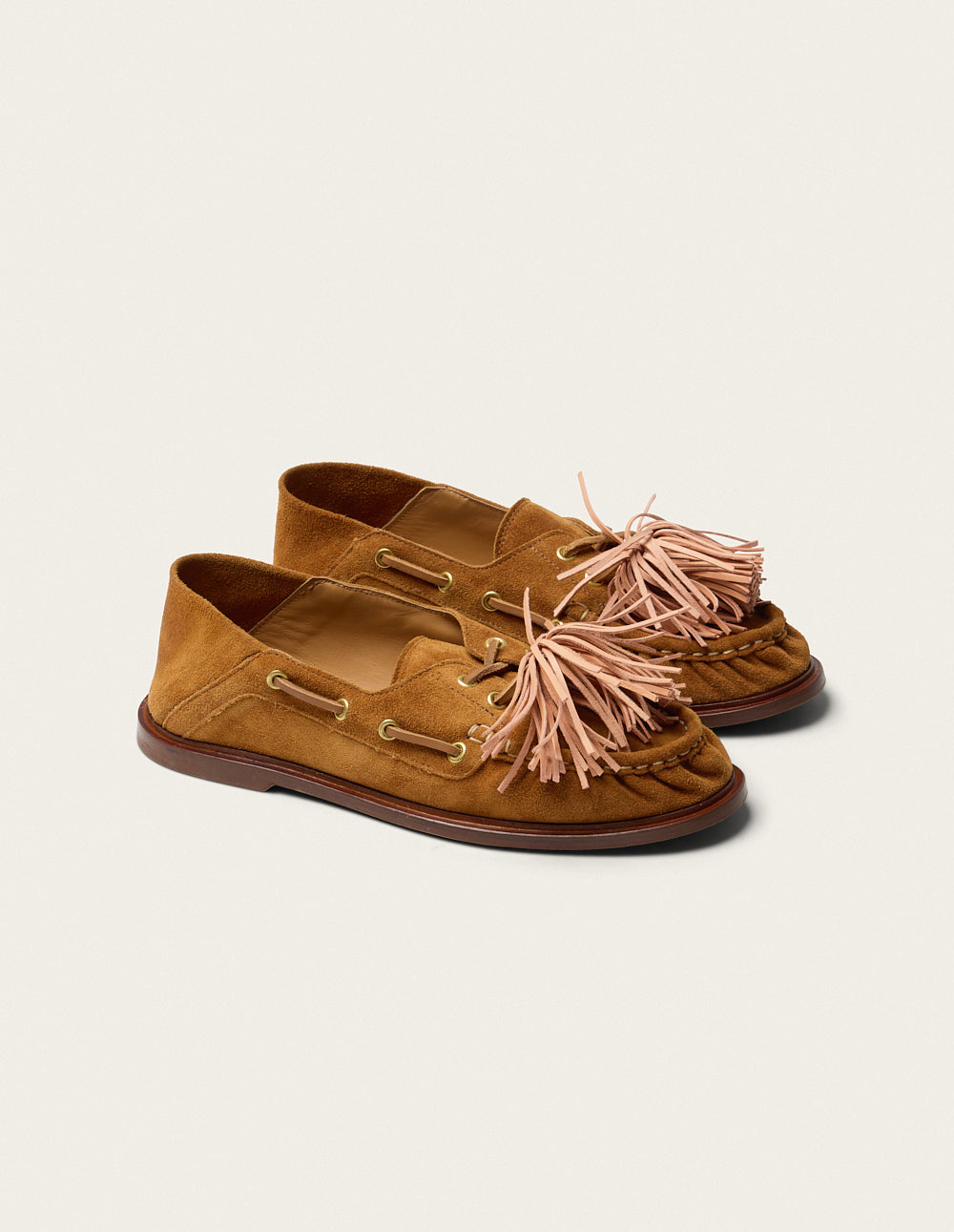 Ovel Moccassins - Amber Suede