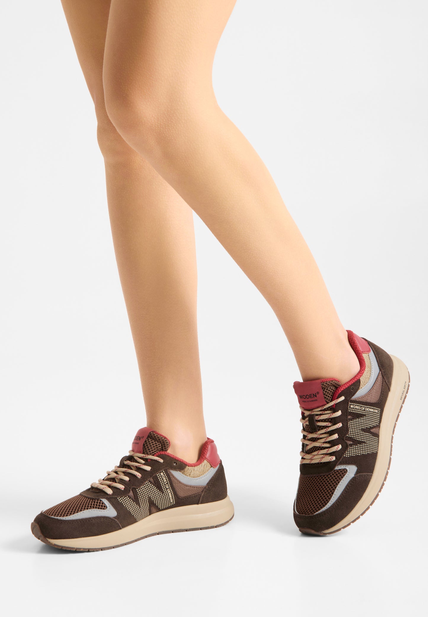 Rigmor Open Mesh Sneaker - Cacao Multi