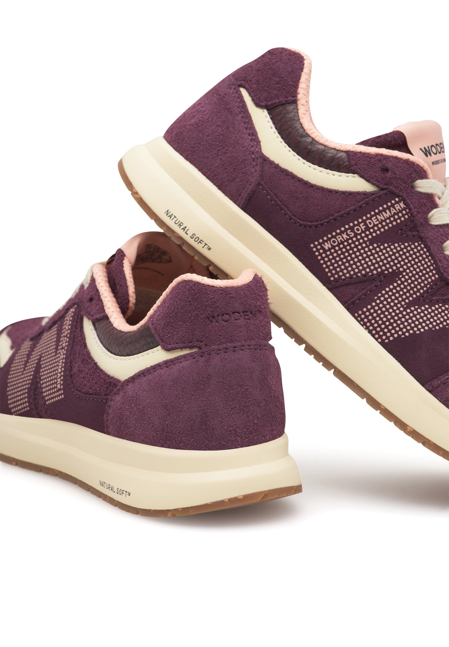 Rigmor Suede Sneaker - Cherry