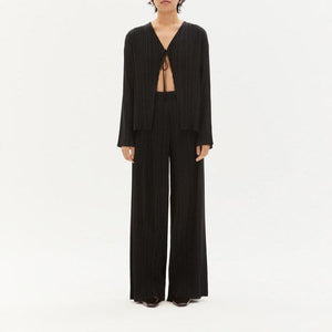 Pleated Maro Pants - Black