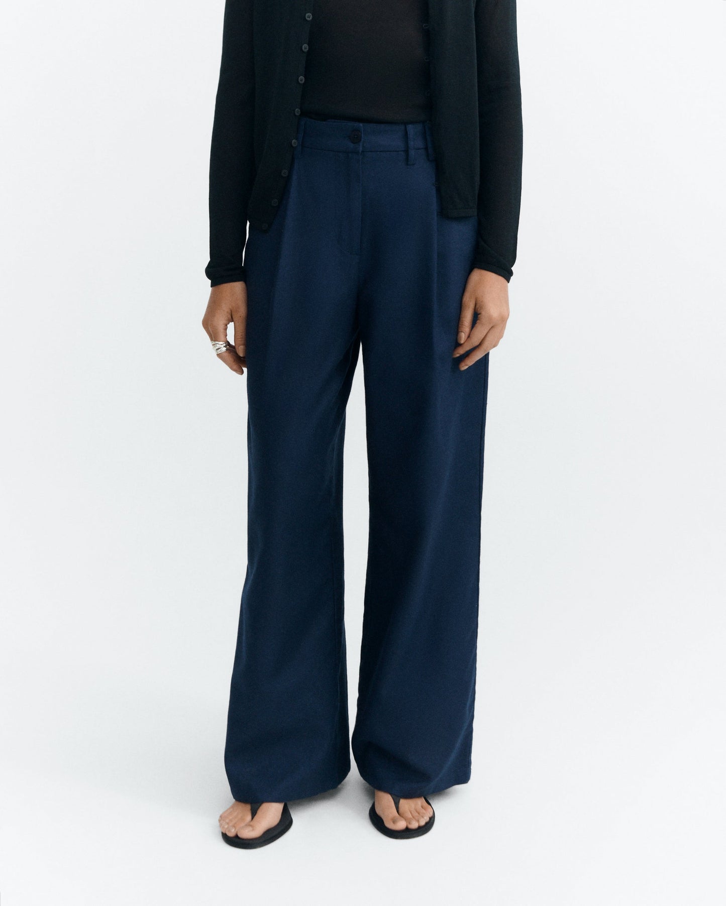 LAST ONES in 34 - Molly Pants - Navy Hemp