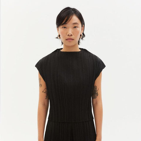 Pleated Top Maddox - Black