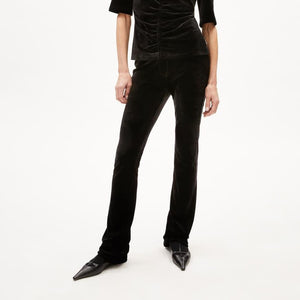 Ronjaal Velvet Trousers - Black