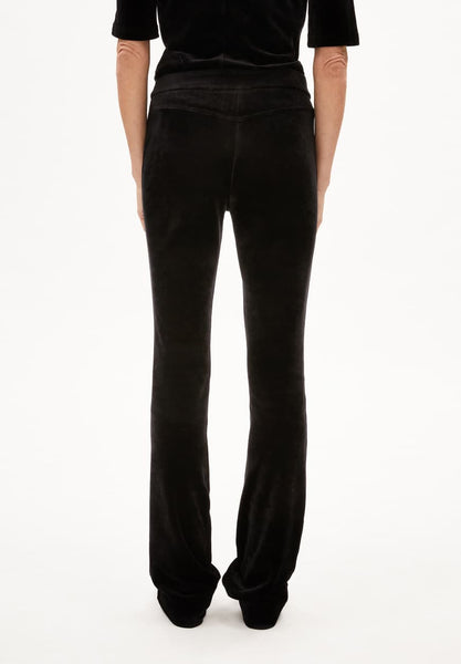 Ronjaal Velvet Trousers - Black