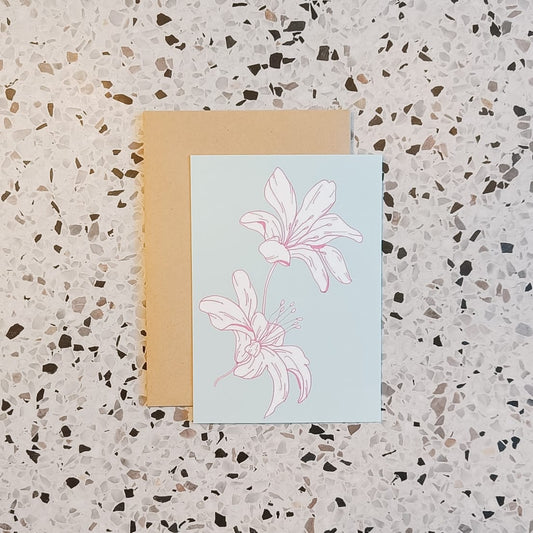 Emma Nieke Greeting Card - Lilies