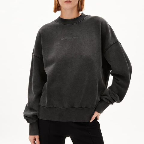 LAST ONE in M - Alizaa Wash Sweater - Black