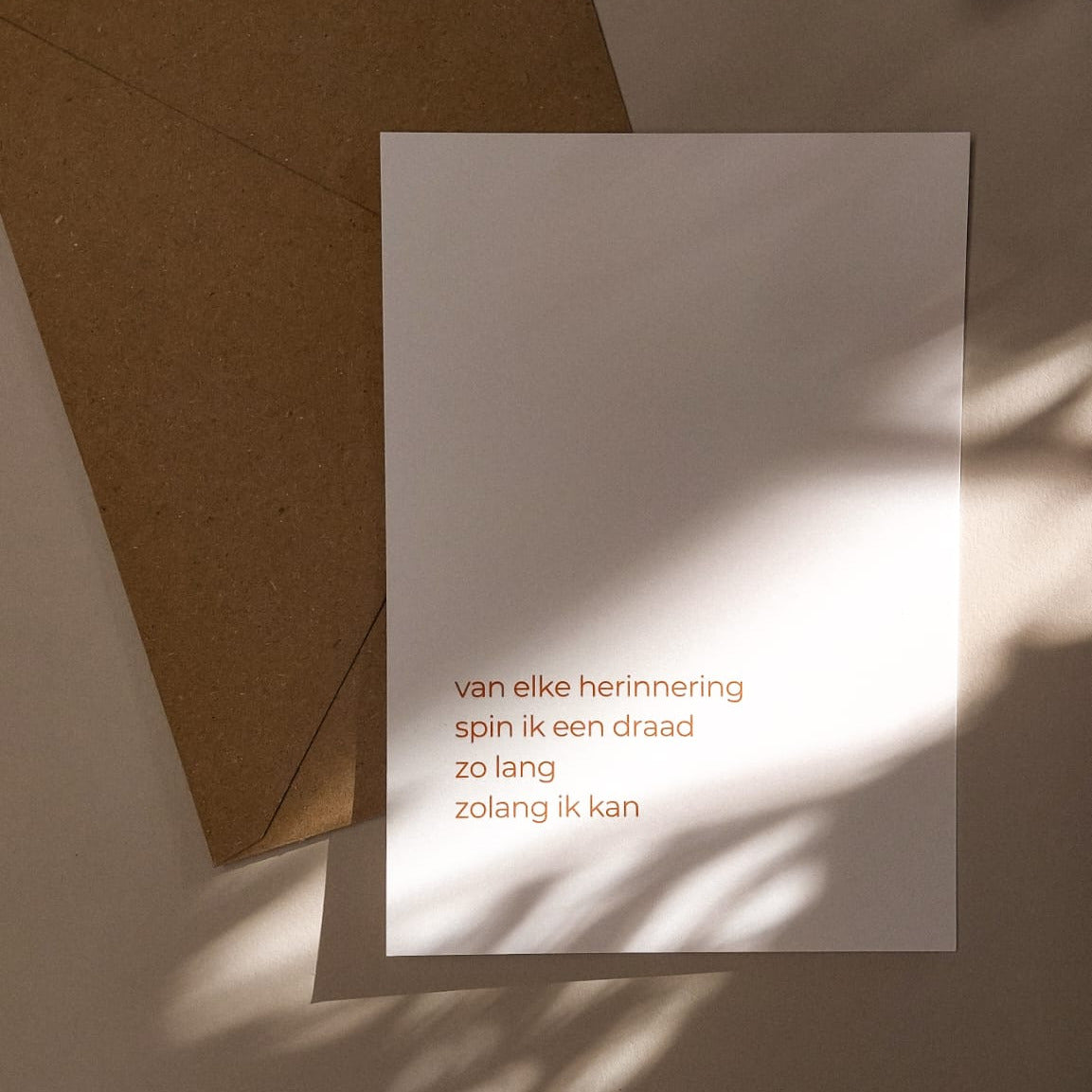 Troostkaart - herinnering