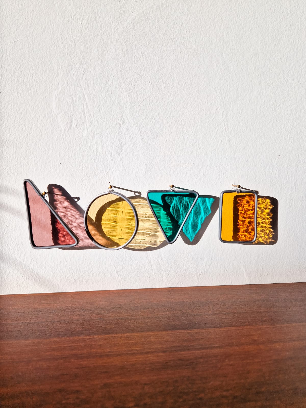 LOVE series - glass artwork