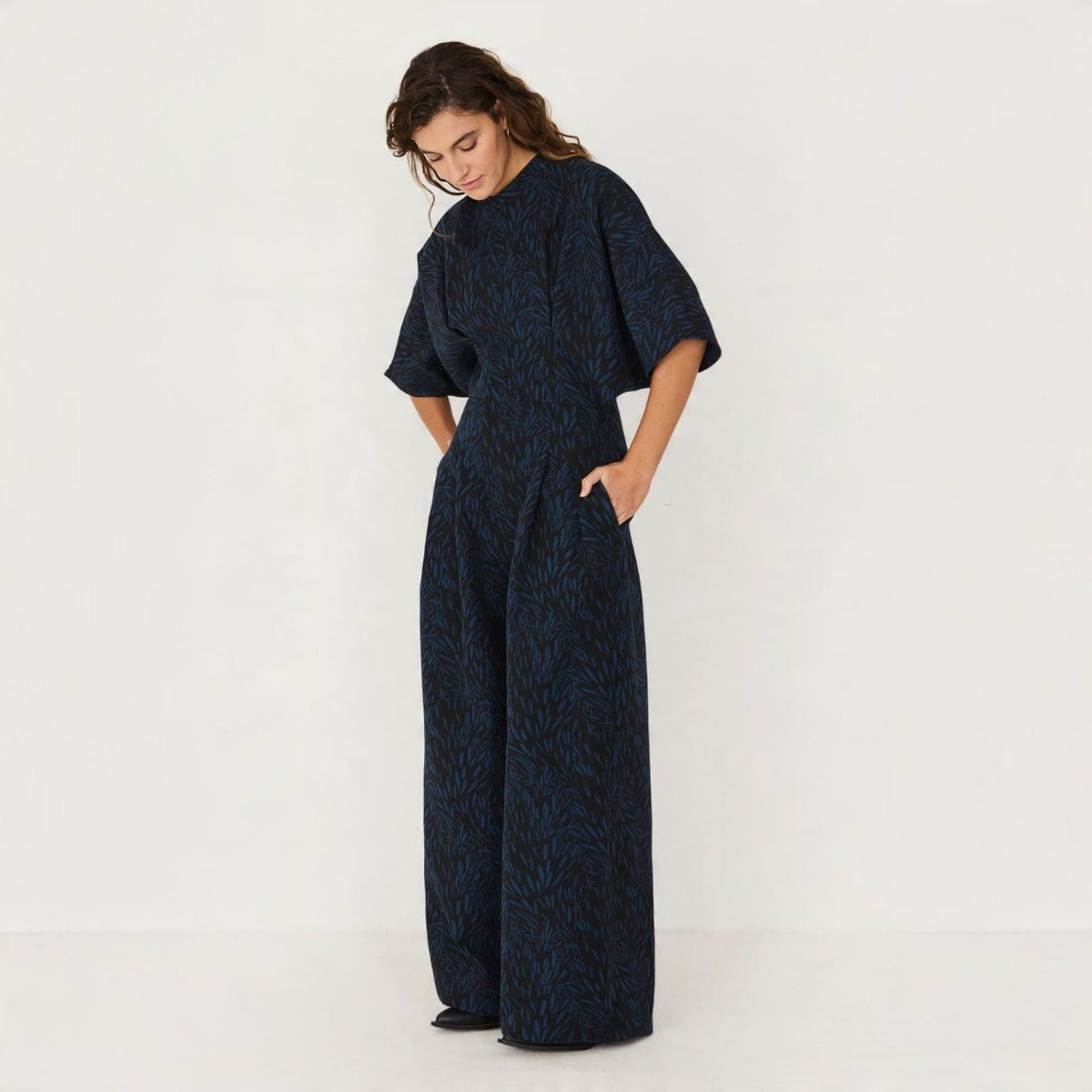 LAST ONE in 36 - Siloe Jumpsuit - Leaves