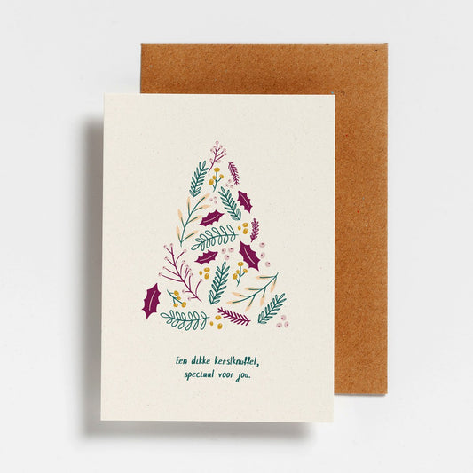 Postcard - Dikke Kerstknuffel