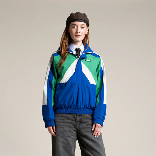 Abbesses Oversized Anorak Tricolor - Bleu Roi