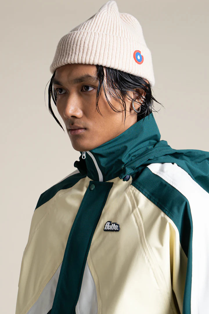 LAST ONE in XS - Abbesses Oversized Anorak Tricolor - Sapin