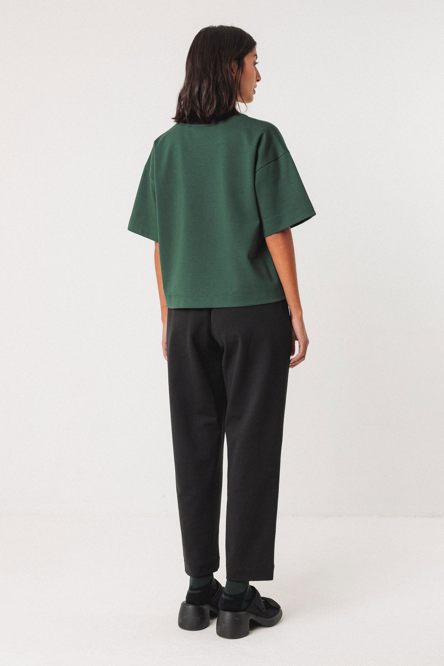 LAST ONE in 40 - Ahatsa T-Shirt - Dark Green