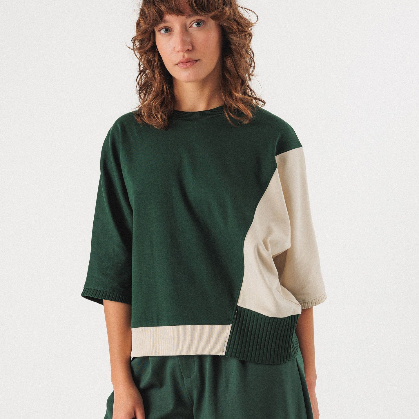 LAST ONE IN S- Aloria T-Shirt - Dark Green