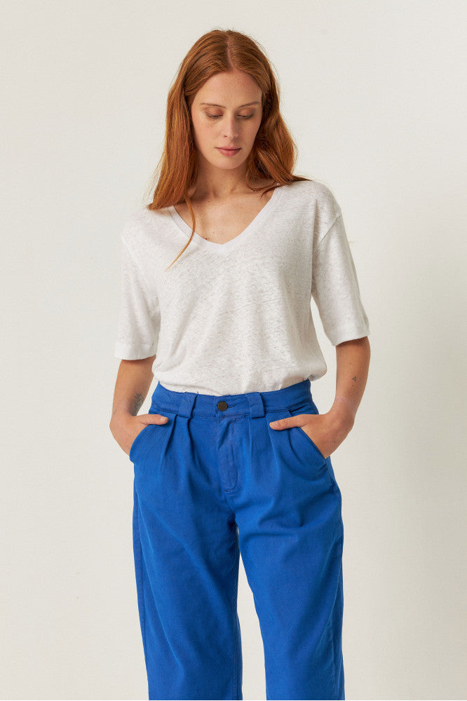 LAST ONE in 36 - Amata Trousers - Indigo Blue