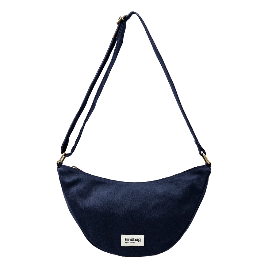 Hindbag Andrea Half Moon Bag - Navy