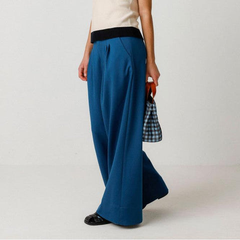 Nia Trousers - Ocean Blue