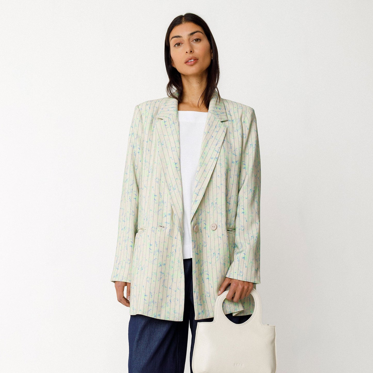 Atxa Cell Blazer - Off White
