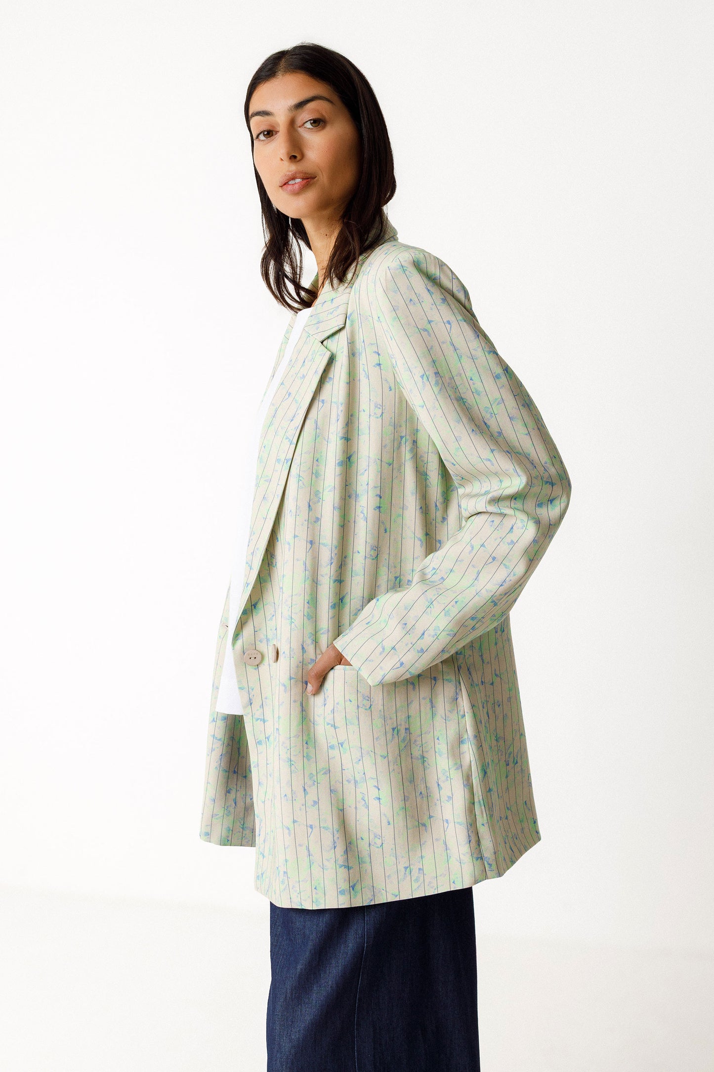 Atxa Cell Blazer - Off White