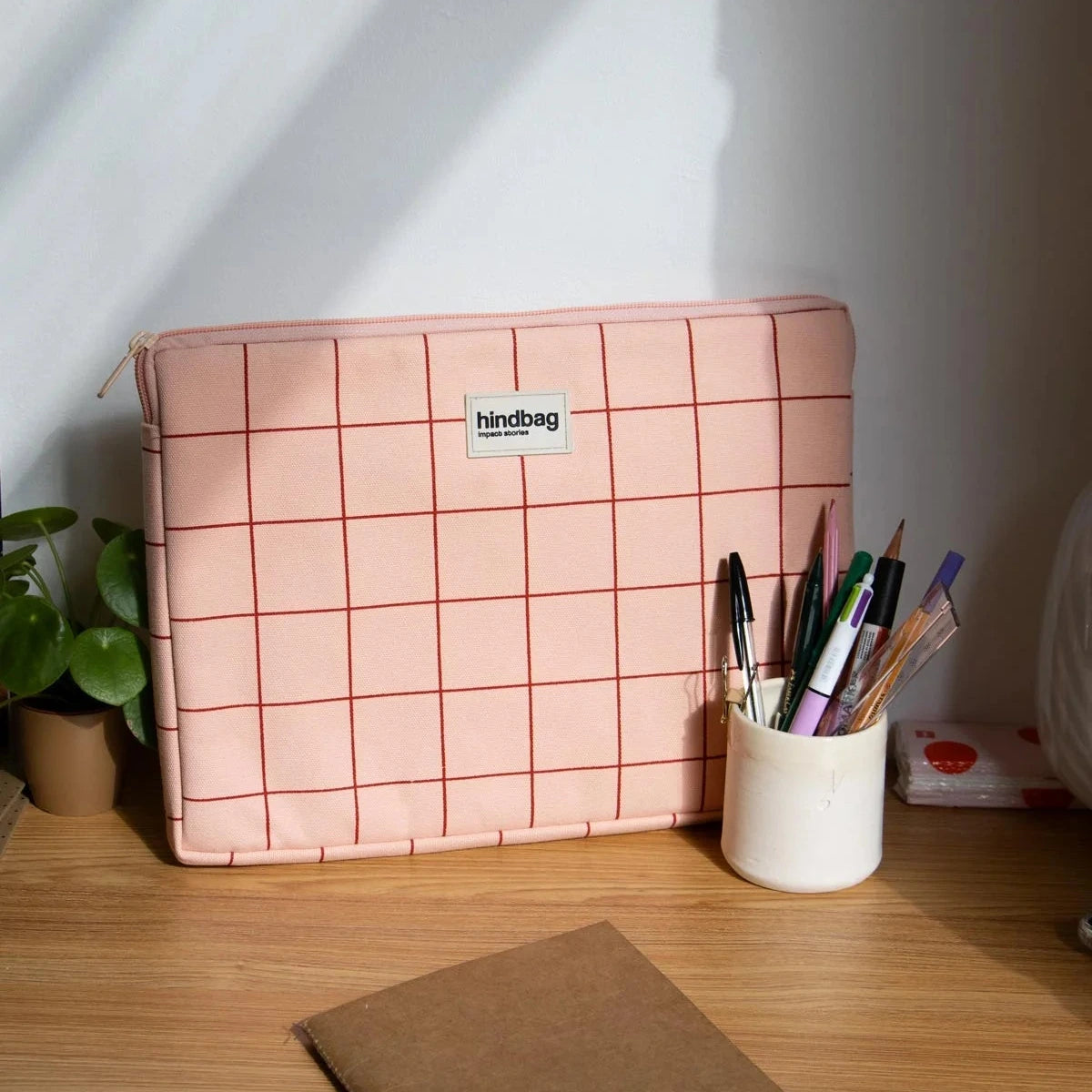 The Notebook Ava Laptop Sleeve - Pink/Red