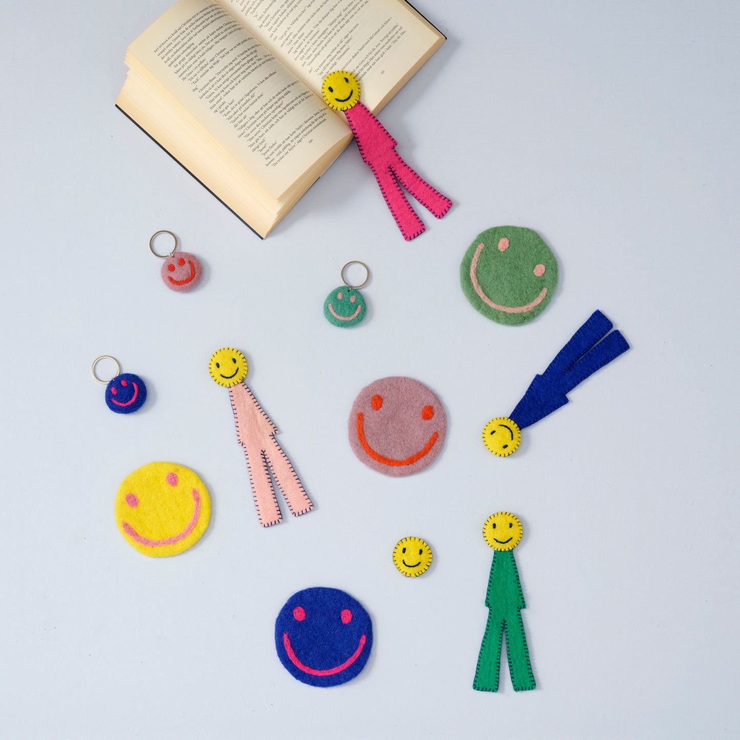 The Happy Bookmark - Green