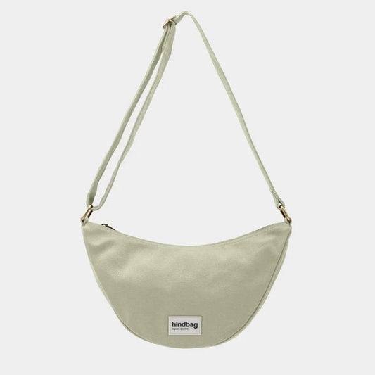 Andrea Half Moon Bag - Green Clay