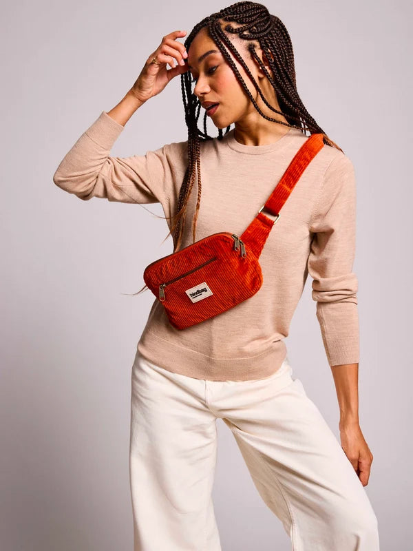 Harry Banana Bag - Velvet Brick
