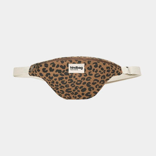 Hindbag Olivia Banana bag - Leopard Cannelle