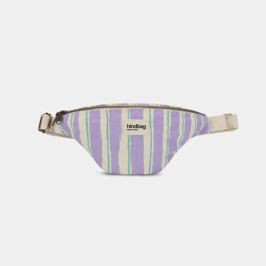 Olivia Banana bag - Purple Stripes