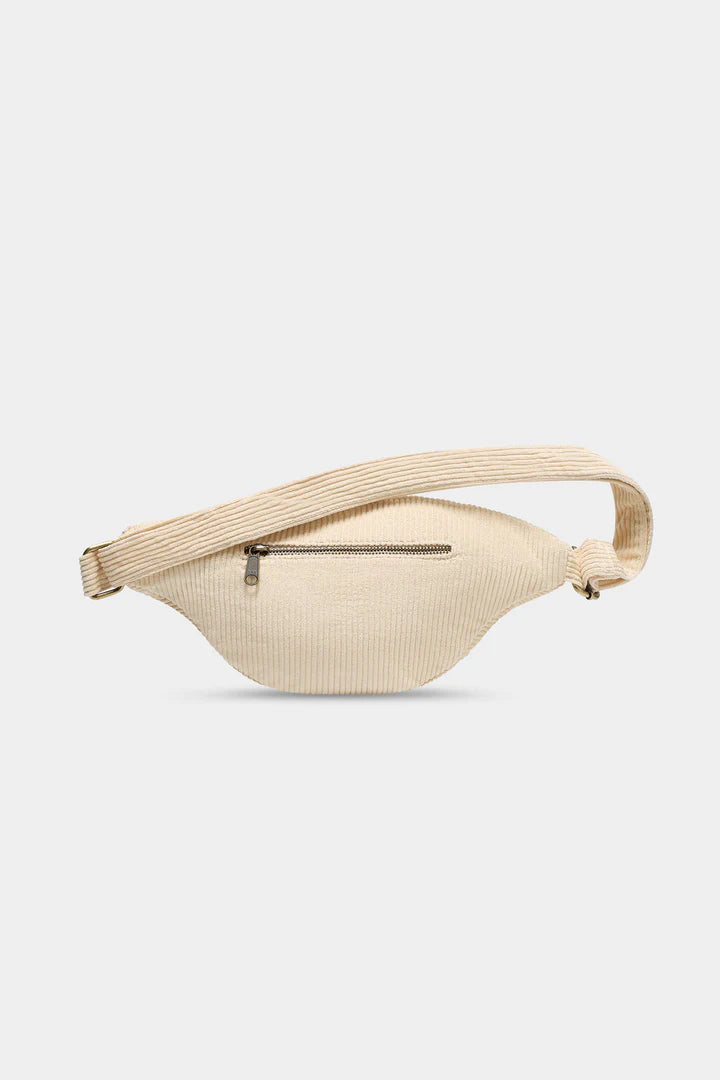 Sasha Banana Bag L - Velvet Cream