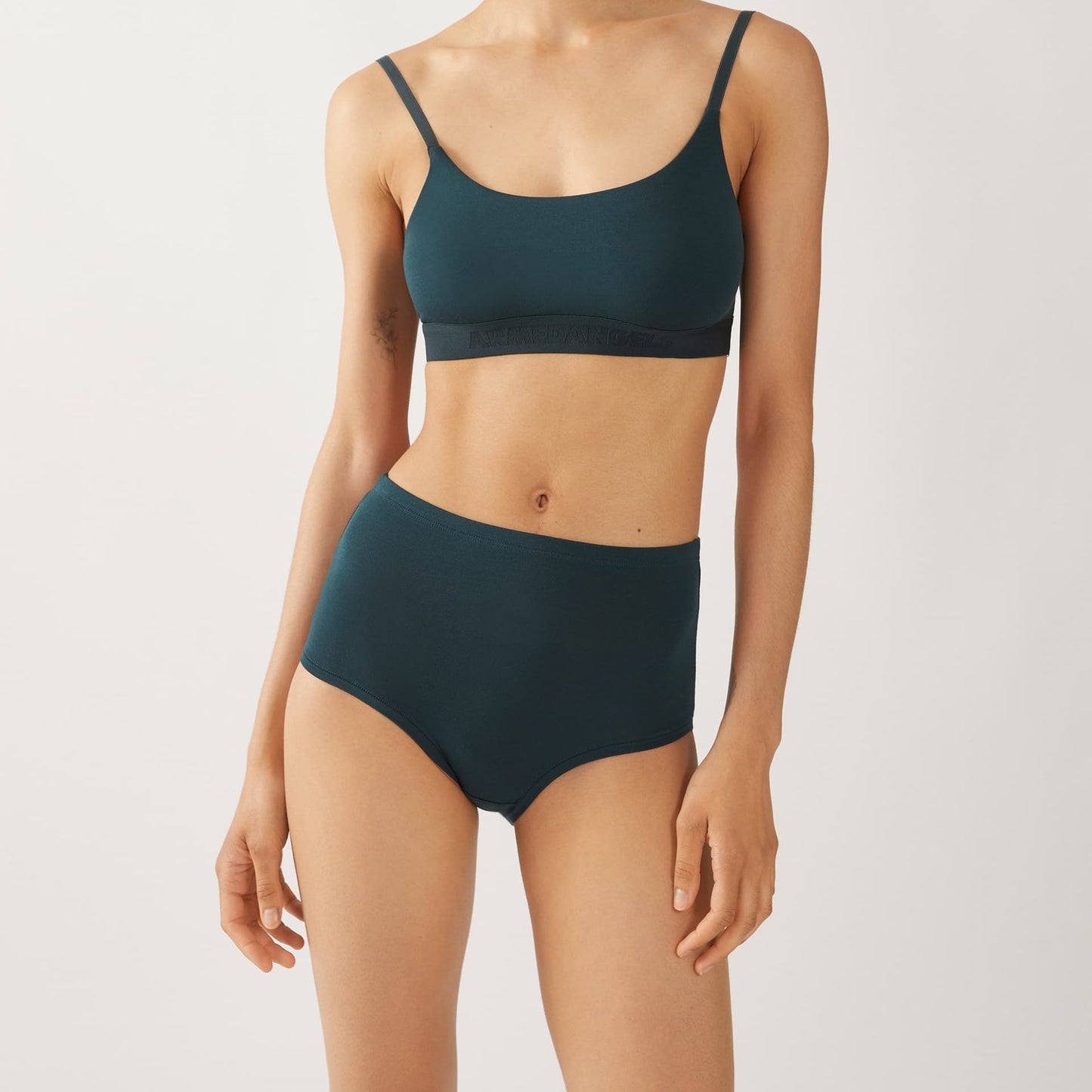 LAST ONE in XS - Birtaa High Waist Slip - Teal Stone