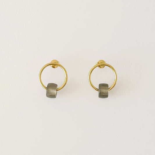Tubik Earrings - Grey