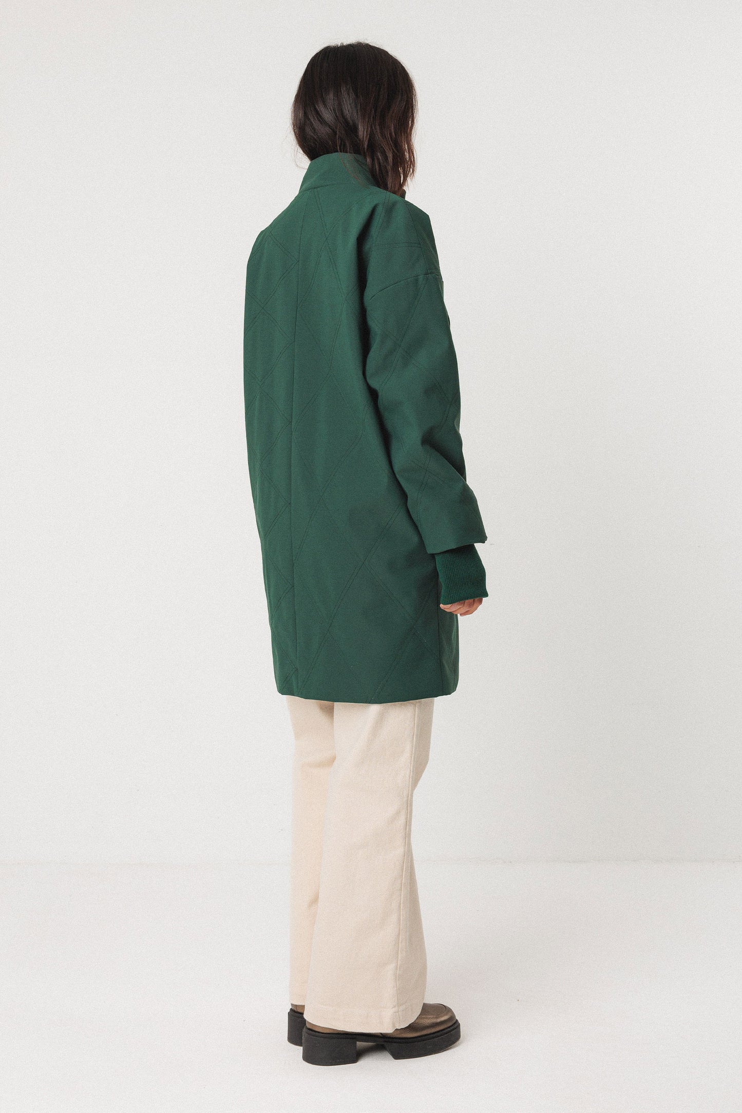 Brigita Coat - Dark Green