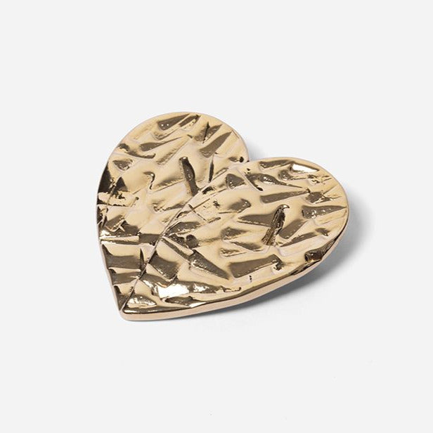 Brooch Golden Heart